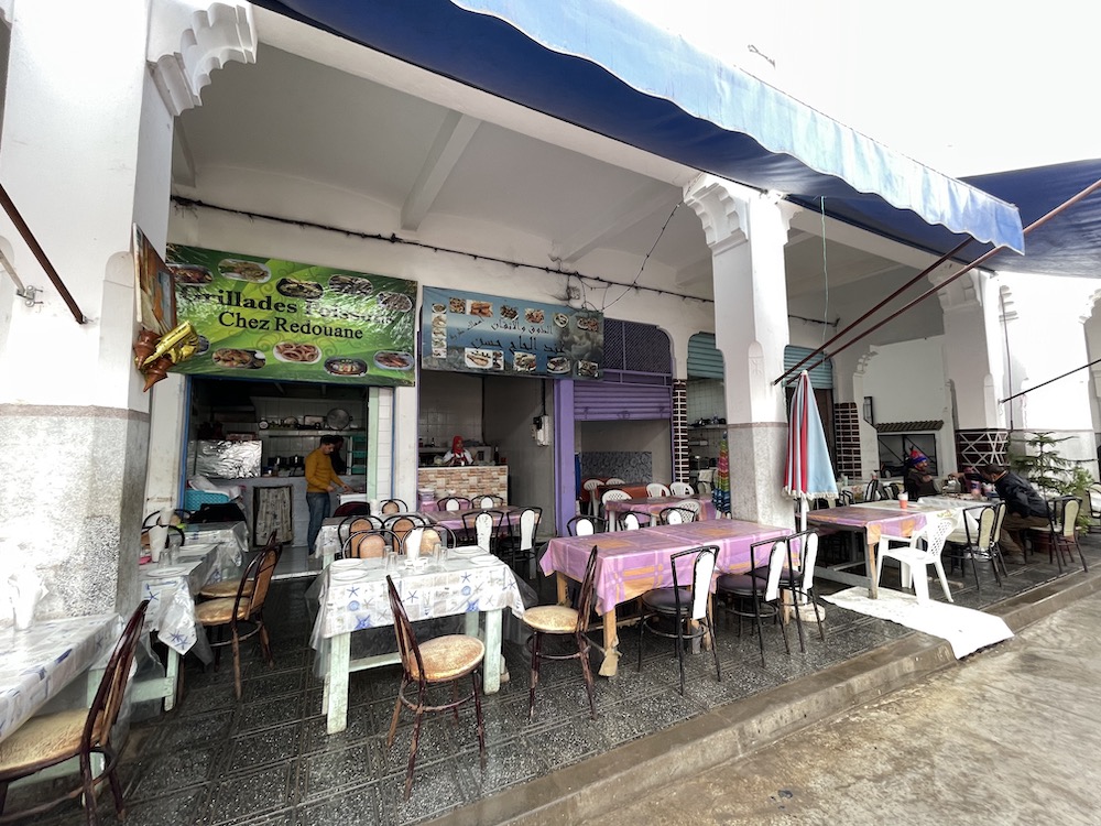カサブランカのCentral Marketplaceの様子-食堂